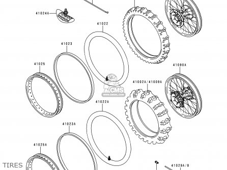 TIRES - KLX250D2 KLX250R 1994 EUROPE UK