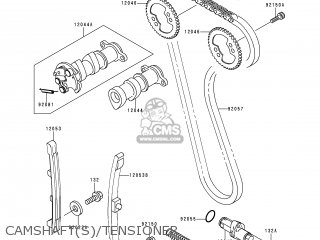 CAMSHAFT(S)/TENSIONER - KLX250D2 KLXR 1994 USA