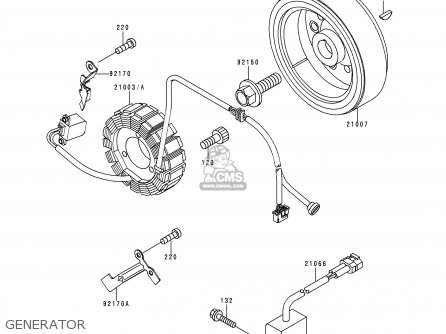 GENERATOR - KLX250D2 KLXR 1994 USA