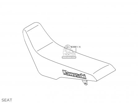 SEAT - KLX250D2 KLXR 1994 USA