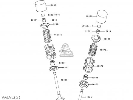 VALVE(S) - KLX250G1 1994 UNITED KINGDOM ST