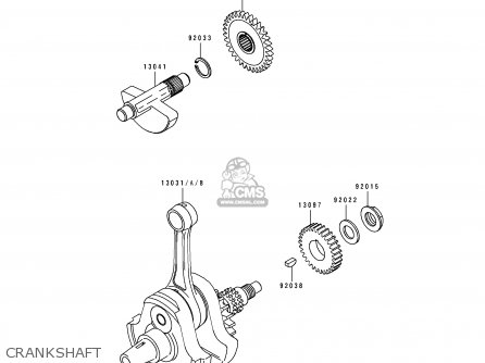 CRANKSHAFT - KLX250G1 1994 UNITED KINGDOM ST