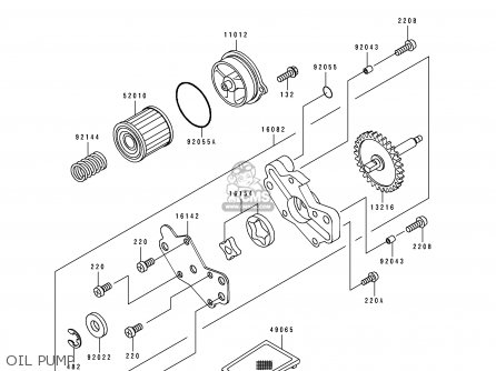 OIL PUMP - KLX250G1 1994 UNITED KINGDOM ST