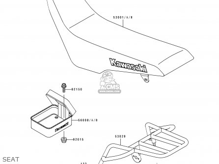 SEAT - KLX250G1 1994 UNITED KINGDOM ST
