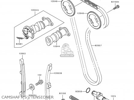 CAMSHAFT(S)/TENSIONER - KLX250G2 1995 UNITED KINGDOM AR