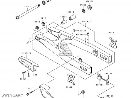 SWINGARM - KLX250G2 1995 UNITED KINGDOM AR