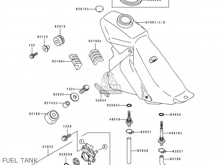 FUEL TANK - KLX250G2 1995 UNITED KINGDOM AR