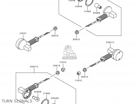 TURN SIGNALS - KLX250G2 1995 UNITED KINGDOM AR