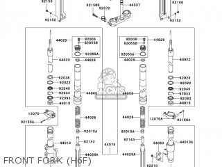 FRONT FORK (H6F) - KLX250H6F KLX250S 2006 USA CANADA