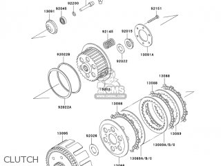 CLUTCH - KLX250H6F KLX250S 2006 USA CANADA