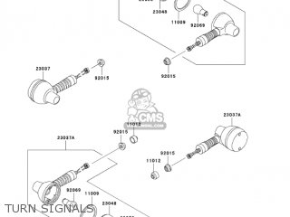TURN SIGNALS - KLX250H6F KLX250S 2006 USA CANADA