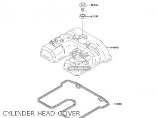 CYLINDER HEAD COVER - KLX250H6F KLX250S 2006 USA CANADA