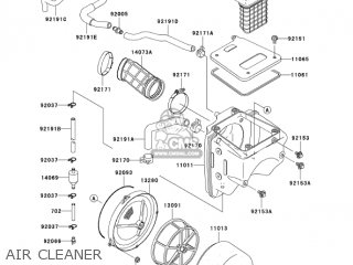 AIR CLEANER - KLX250H6F KLX250S 2006 USA CANADA