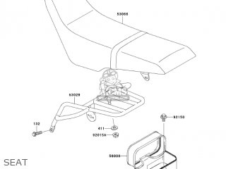 SEAT - KLX250H7F KLX250S 2007 USA CANADA