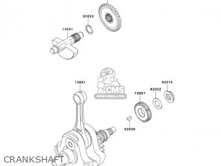 CRANKSHAFT - KLX250H7F KLX250S 2007 USA CANADA