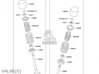 VALVE(S) - KLX250H7F KLX250S 2007 USA CANADA