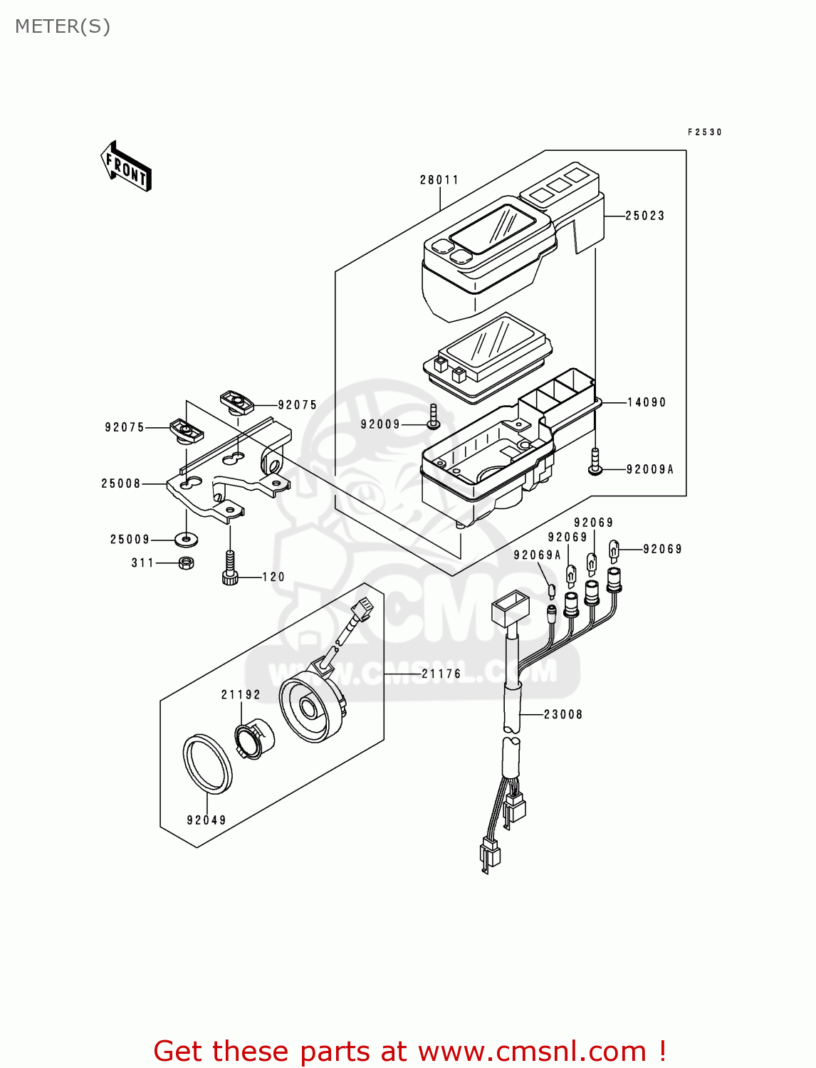 METER(S) KLX250J2 DTRACKER 1999 GREECE
