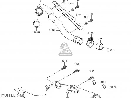 MUFFLER(S) - KLX250J2 DTRACKER 1999 GREECE