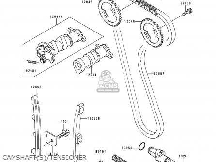 CAMSHAFT(S)/TENSIONER - KLX250J2 DTRACKER 1999 GREECE