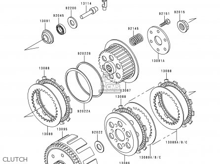 CLUTCH - KLX250J2 DTRACKER 1999 GREECE
