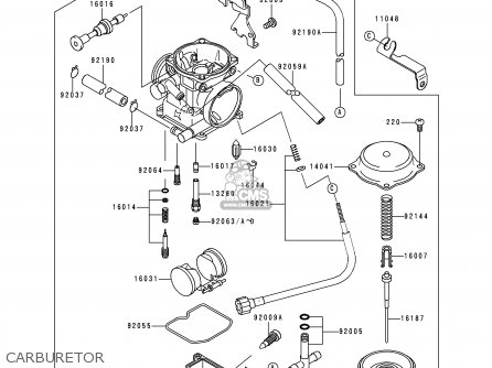 CARBURETOR - KLX250J2 DTRACKER 1999 GREECE