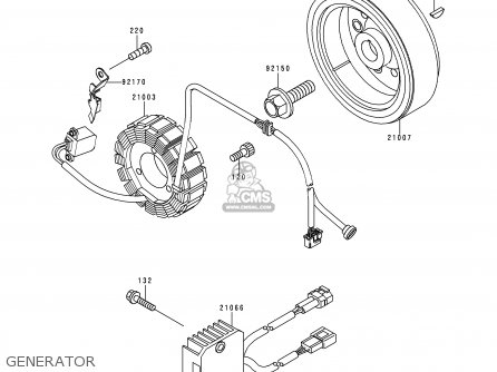 GENERATOR - KLX250J2 DTRACKER 1999 GREECE