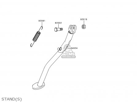 STAND(S) - KLX250J2 DTRACKER 1999 GREECE
