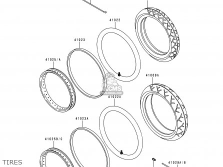 TIRES - KLX250J2 DTRACKER 1999 GREECE