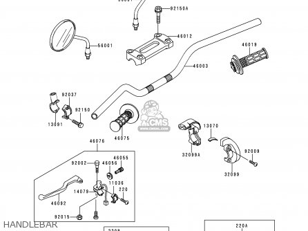HANDLEBAR - KLX250J2 DTRACKER 1999 GREECE