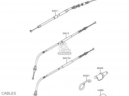 CABLES - KLX250J2 DTRACKER 1999 GREECE