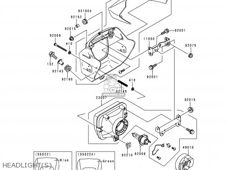 HEADLIGHT(S) - KLX250J2 DTRACKER 1999 GREECE