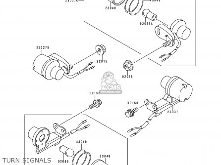 TURN SIGNALS - KLX250J2 DTRACKER 1999 GREECE