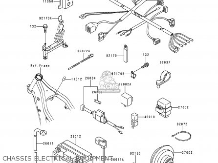 CHASSIS ELECTRICAL EQUIPMENT - KLX250J2 DTRACKER 1999 GREECE