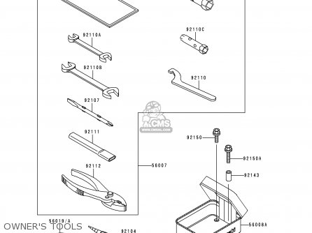 OWNER'S TOOLS - KLX250J2 DTRACKER 1999 GREECE
