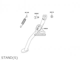 STAND(S) - KLX300A10 KLX300R 2005 USA CALIFORNIA CANADA