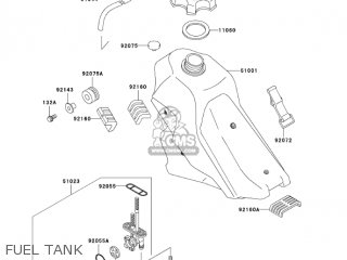FUEL TANK - KLX300A10 KLX300R 2005 USA CALIFORNIA CANADA