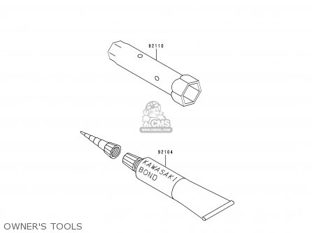 OWNER'S TOOLS - KLX300A2 KLX300R 1997 USA CANADA