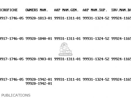 PUBLICATIONS - KLX300A2 KLX300R 1997 USA CANADA