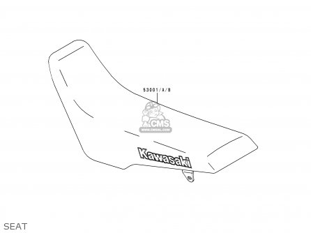 SEAT - KLX300A3 KLX300R 1998 EUROPE FR