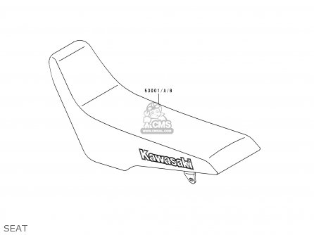 SEAT - KLX300A4 KLX300R 1999 USA CALIFORNIA CANADA