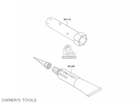 OWNER'S TOOLS - KLX300A6 KLX300R 2001 USA CALIFORNIA CANADA