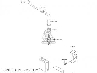 IGNITION SYSTEM - KLX300A6F KLX300R 2006 USA CALIFORNIA CANADA