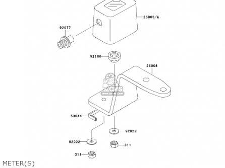 METER(S) - KLX300A7 KLX300R 2002 USA CALIFORNIA CANADA