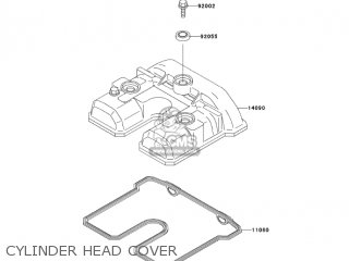 CYLINDER HEAD COVER - KLX300A8 KLX300R 2003 USA CALIFORNIA CANADA
