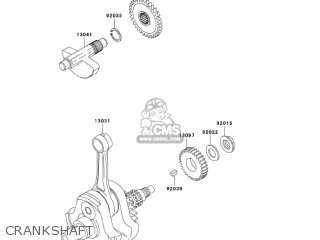 CRANKSHAFT - KLX300A8 KLX300R 2003 USA CALIFORNIA CANADA