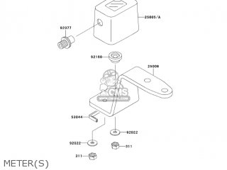 METER(S) - KLX300A8 KLX300R 2003 USA CALIFORNIA CANADA