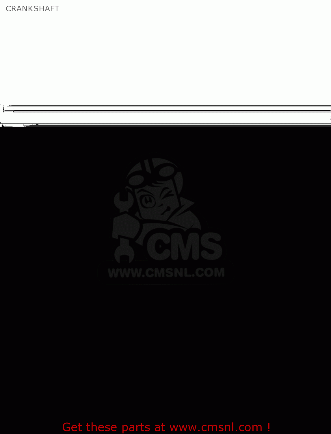 CRANKSHAFT KLX300B1 KLX300R 1997 EUROPE FR