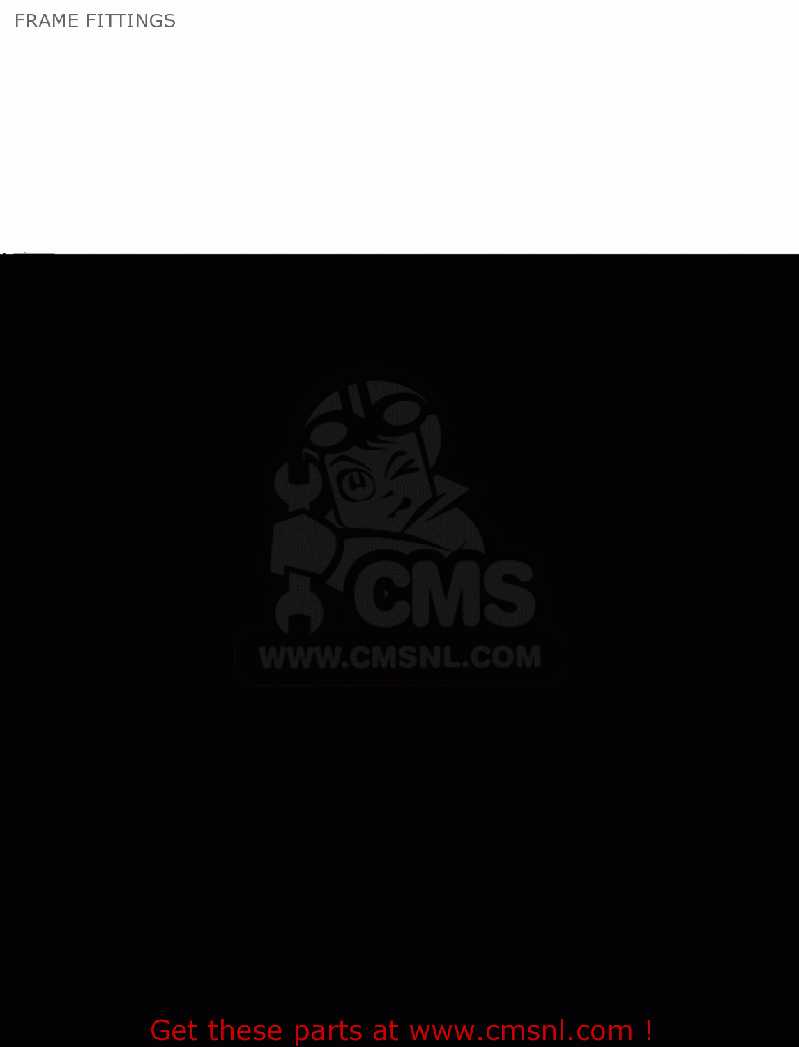 FRAME FITTINGS KLX300B1 KLX300R 1997 EUROPE FR