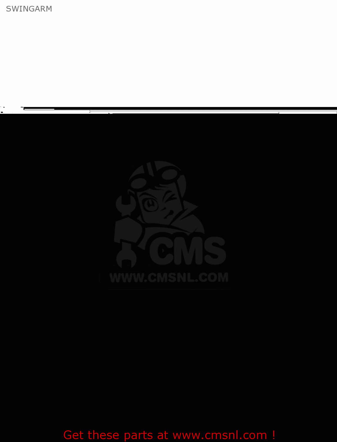 SWINGARM KLX300B1 KLX300R 1997 EUROPE FR