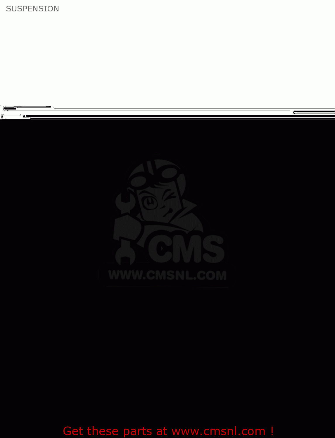 SUSPENSION KLX300B1 KLX300R 1997 EUROPE FR